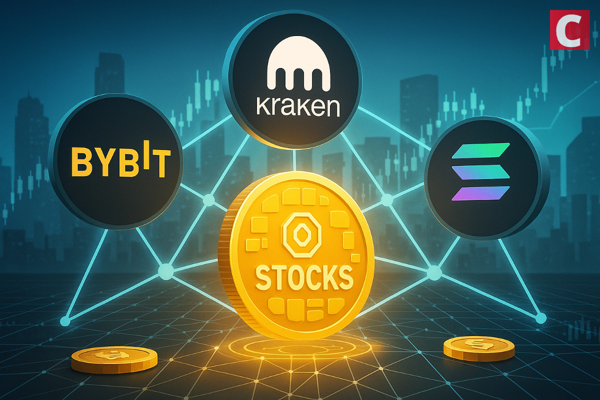 Kraken Bybit Solana DeFi tokenized stocks trading interface 2025