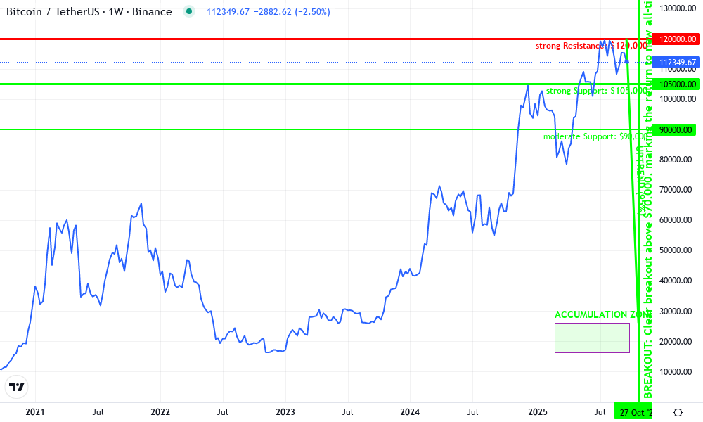 Bitcoin Technical Chart by Jessica Navarro