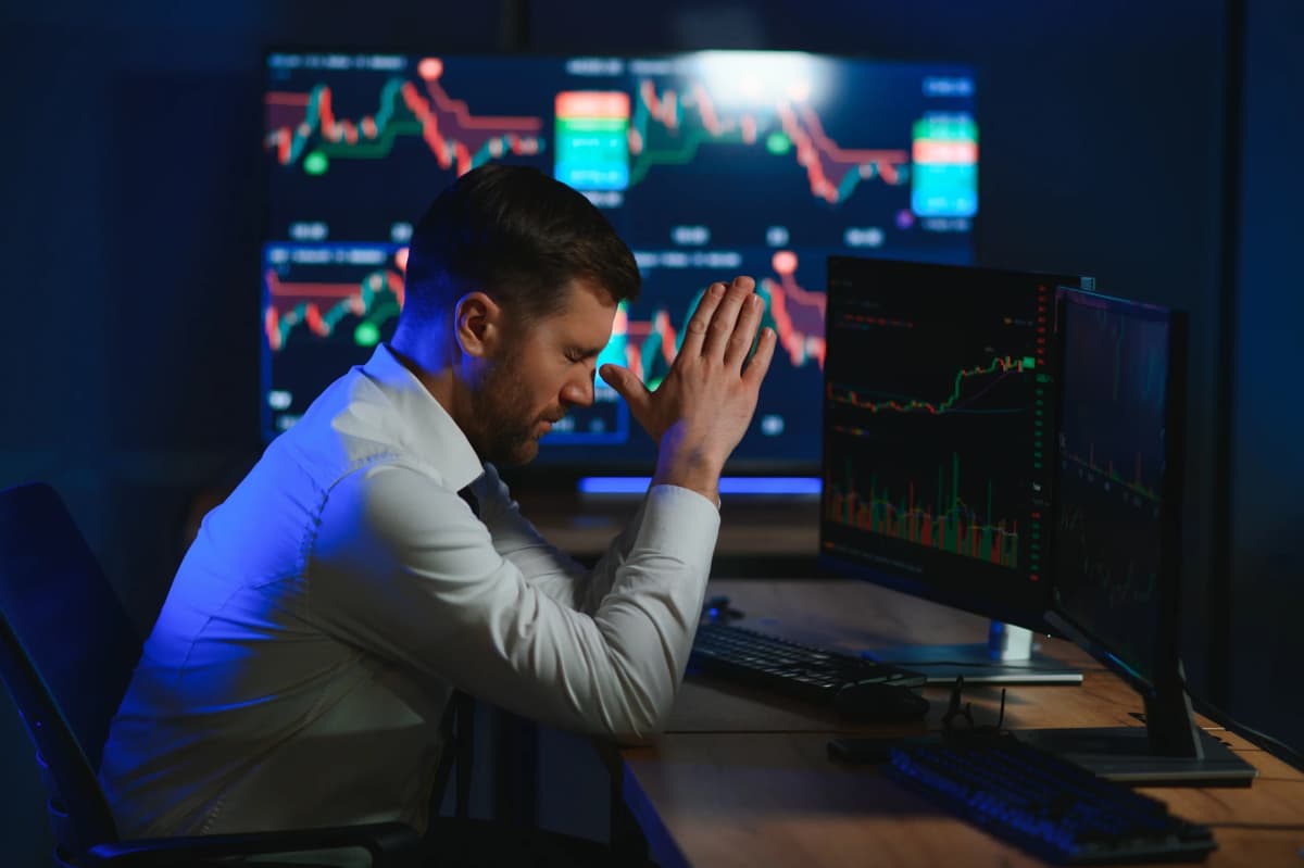 crypto trader avoiding overtrading