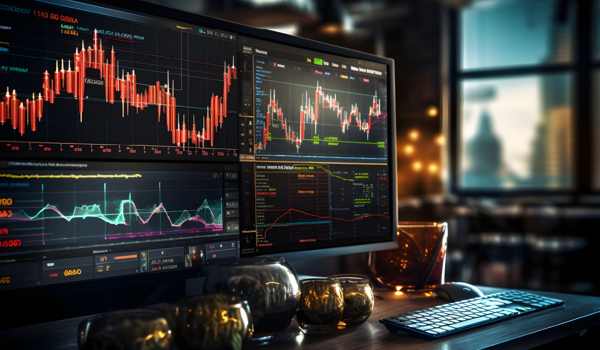 Conceptual image of Bitcoin trading momentum, illustrating a breakout and pullback strategy without specific price numbers, suitable for crypto trading articles.