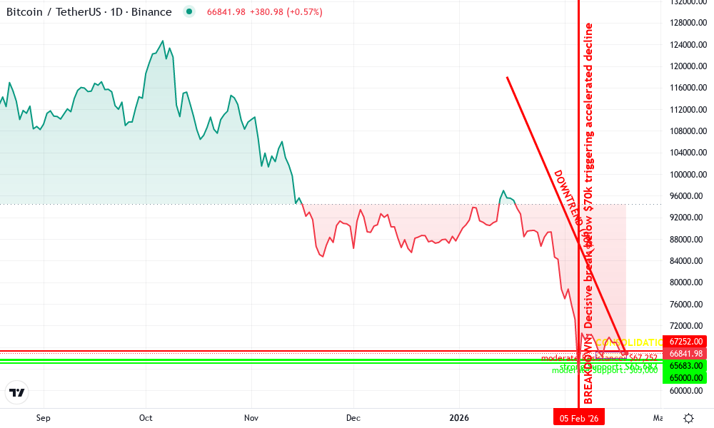 Bitcoin Technical Chart by Marissa Chow