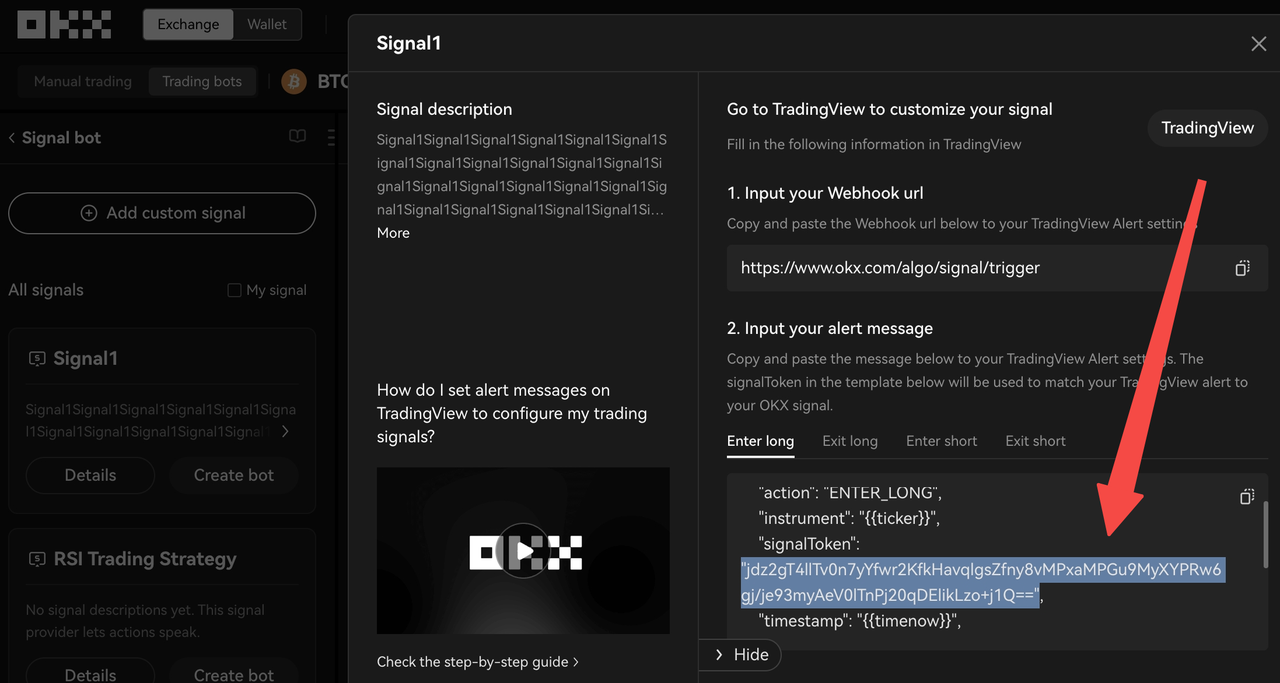 Crypto trading bot alert notification settings